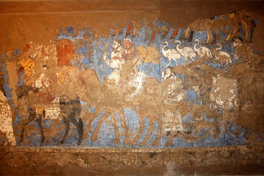 Le musée Afrasyab, Samarkand